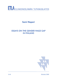 Essays on the Gender Wage Gap in Finland - A44