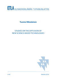 Studies on the Diffusion of New Science Based Technologies - A45