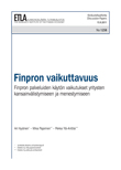Finpron vaikuttavuus – Finpron palveluiden käytön vaikutukset yritysten kansainvälistymiseen ja menestymiseen - dp1258
