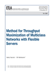 Method for Throughput Maximization of Multiclass Networks with Flexible Servers - dp1261