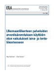 Ulkomaanliikenteen palveluiden arvonlisäverotuksen käyttöönoton vaikutukset laiva- ja lentoliikenteeseen - dp1266