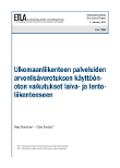 Ulkomaanliikenteen palveluiden arvonlisäverotuksen käyttöönoton vaikutukset laiva- ja lentoliikenteeseen - dp1266