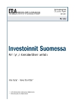 Investoinnit Suomessa. Kehitys ja kansainvälinen vertailu - dp1267