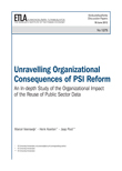 Unravelling Organizational Consequences of PSI Reform -An In-depth Study of the Organizational Impact of the Reuse of Public Sector Data - dp1275