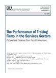 The performance of trading firms in the services sectors  Comparable evidence from four EU countries - dp1284