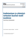 Uudistaminen ja yhteistyöverkostot Suomen teollisuudessa – Havaintoja yrityskyselystä - dp1285