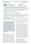 The Future of Internet Era Organizations – The Concept of Chief Complementary Officer - ETLA-Muistio-Brief-15