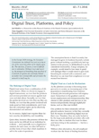 Digital Trust, Platforms, and Policy - ETLA-Muistio-Brief-42