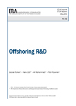 Offshoring R&D - ETLA-Raportit-Reports-52