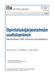 Opintotukijärjestelmän uudistaminen – rakenteelliseen malliin perustuvia vaikutuslaskelmia - etla-raportit-reports-59