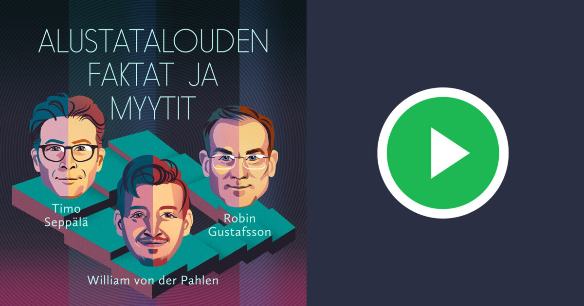 Alustatalouden faktat ja myytit -podcastin kanskikuva. 