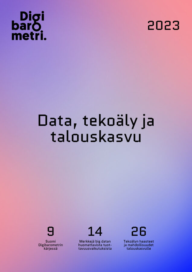 Digibarometri 2023: Data, tekoäly ja talouskasvu - Digibarometri-2023