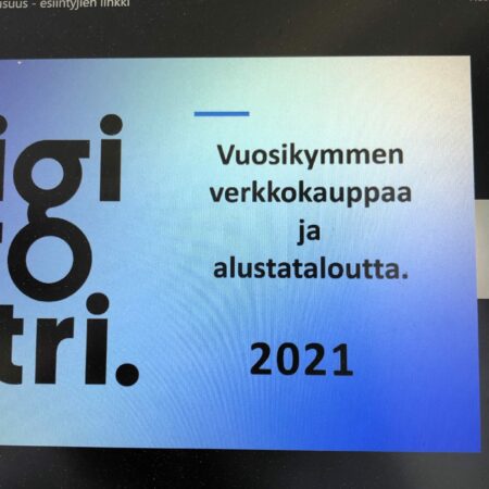 Digibarometri 2021 keskittyi kotimaisen verkkokaupan haasteisiin