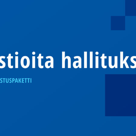 Muistioita hallitukselle – Suomen pelastuspaketti