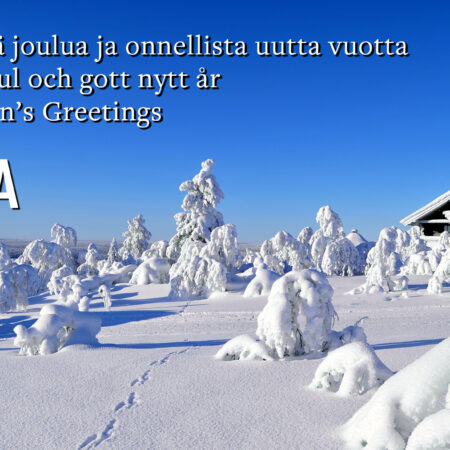 Hyvää Joulua! Välipäivinä sulattelemme ja valmistaudumme uuteen