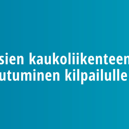 Deregulation of the Finnish Long-distance Bus Market