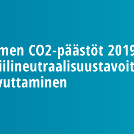 Suomen CO2-päästöt 2019–2023 ja hiilineutraalisuustavoitteen saavuttaminen