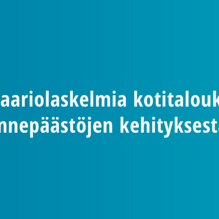 Skenaariolaskelmia kotitalouksien liikennepäästöjen kehityksestä