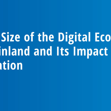 The Size of the Digital Economy in Finland and Its Impact on Taxation