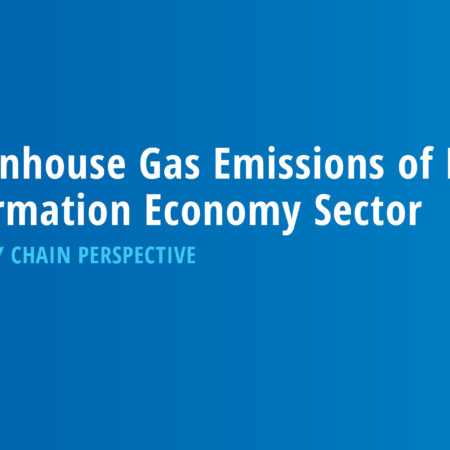 Greenhouse Gas Emissions of Finland’s Information Economy Sector: A Supply Chain Perspective