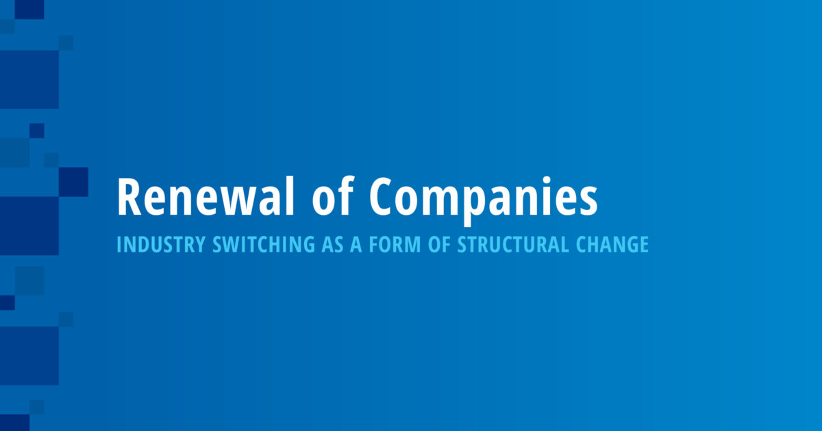 Renewal of Companies: Industry Switching as a Form of Structural Change