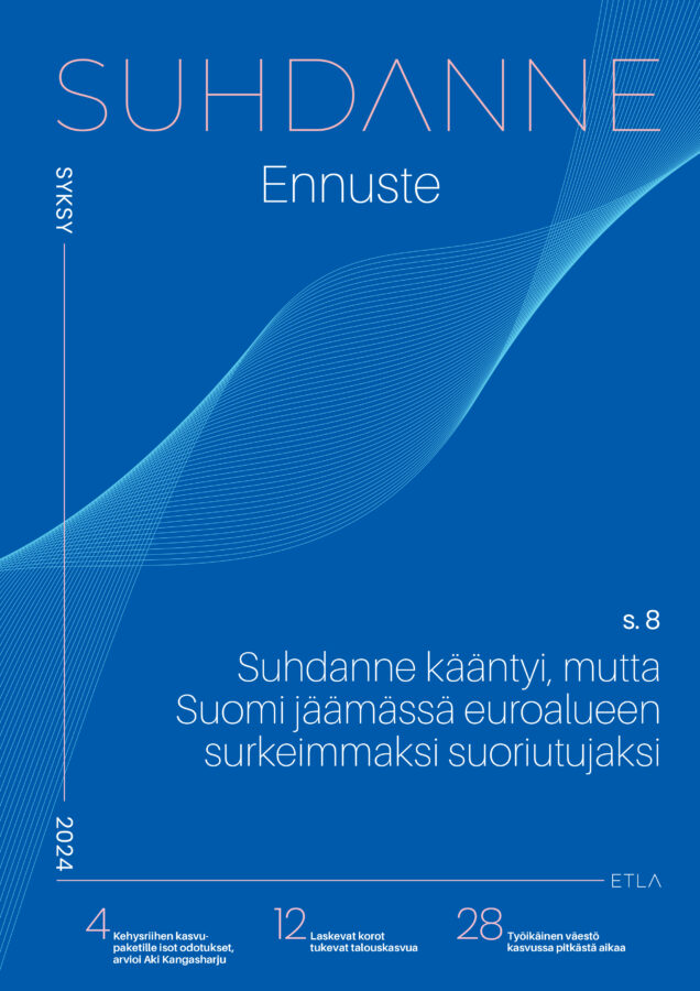 Suhdanne Syksy 2024 - Etla-Suhdanne-Ennuste-Syksy-2024