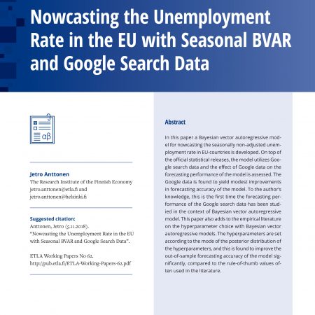 Nowcasting the Unemployment Rate in the EU with Seasonal BVAR and Google Search Data