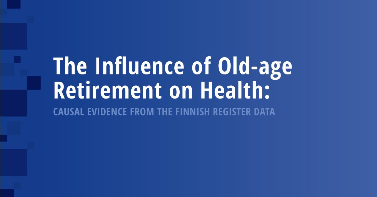 The Influence of Old-age Retirement on Health: Causal Evidence from the Finnish Register Data