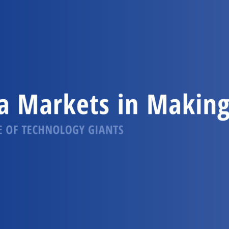 Data Markets in Making: The Role of Technology Giants