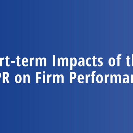 Short-term Impacts of the GDPR on Firm Performance