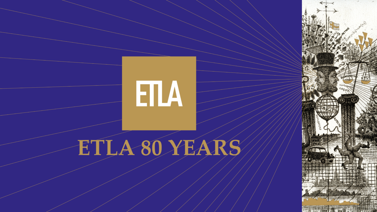 To celebrate Etla’s 80th anniversary our logo will be turning gold