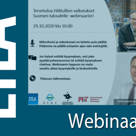 Hiilitullien talousvaikutukset: webinaari