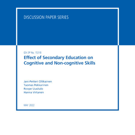 Effect of Secondary Education on Cognitive and Non-cognitive Skills