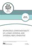 Knowledge Complementarity of a Firm’s Internal and External R&D Capabilities - ETLA-Working-Papers-25