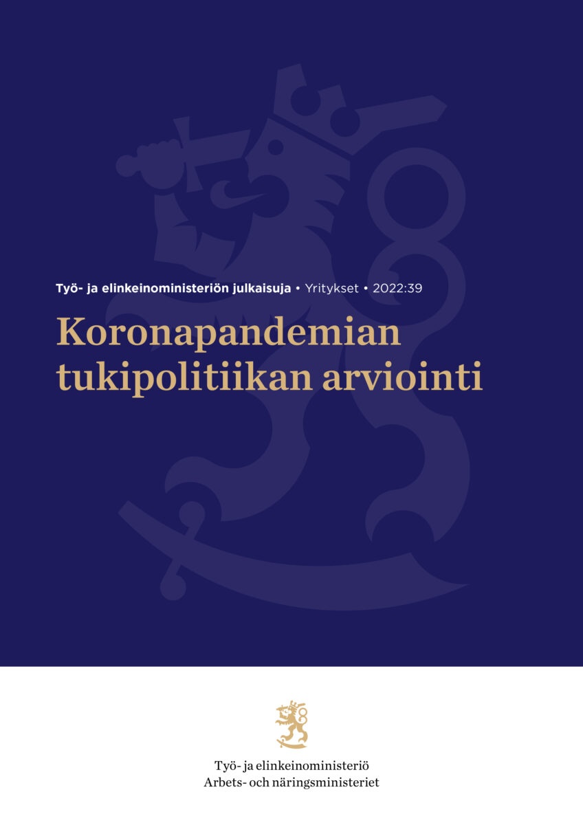 Koronapandemian tukipolitiikan arviointi