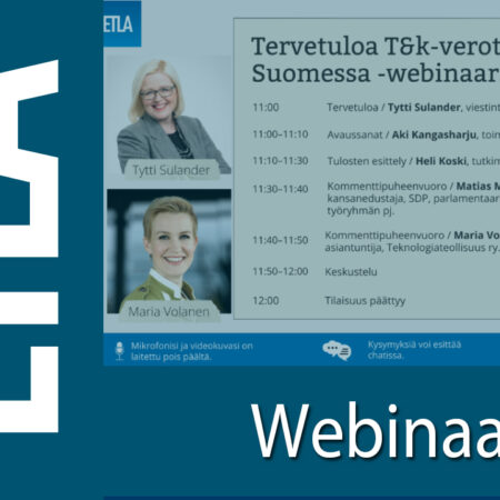 T&k-verotuet Suomessa – webinaari