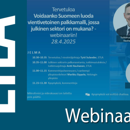 Vientivetoinen palkkamalli, jossa julkinen sektori on mukana? Katso Teams-webinaarin tallenne