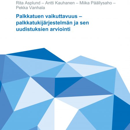 The Impact of Wage Subsidies – An Evaluation of the Wage Subsidy System and Its Reforms