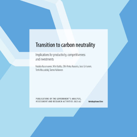 Transition to Carbon Neutrality: Implications for Productivity, Competitiveness and Investments